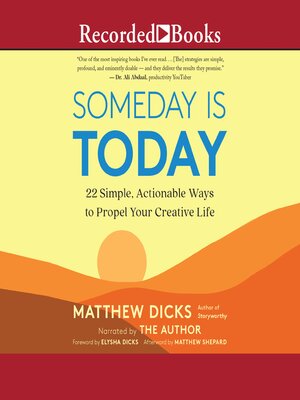 cover image of Someday Is Today
